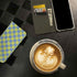 Neon Checkered iPhone 15 Pro Folio Case